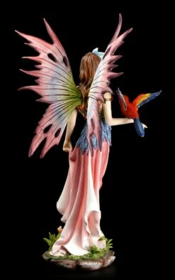 Dschungel Elfen Figur Mit Papagei -FIGUREN Verkäufe Elfen Figur Papagei 2 1280x1280