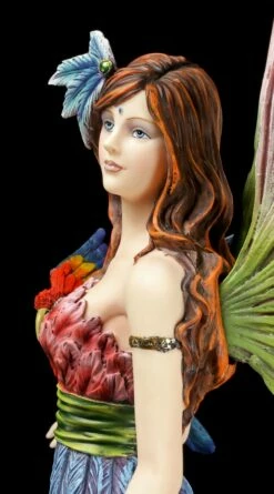 Dschungel Elfen Figur Mit Papagei -FIGUREN Verkäufe Elfen Figur Papagei 4 1280x1280