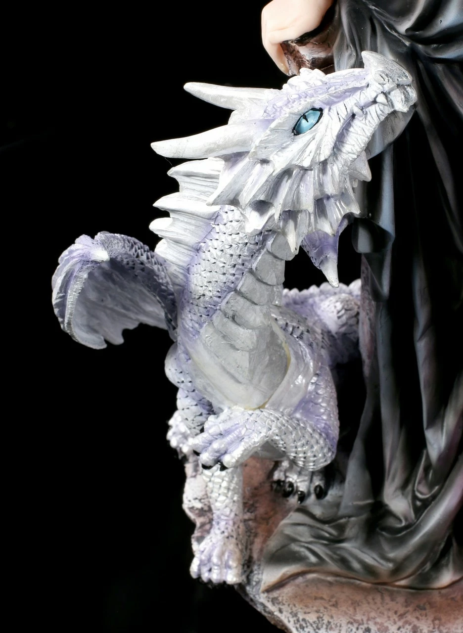 Elfen Figur Groß - Ruti Sitzend Mit Drache 10 Elfen Figur Groß - Ruti Sitzend Mit Drache – Bild 8