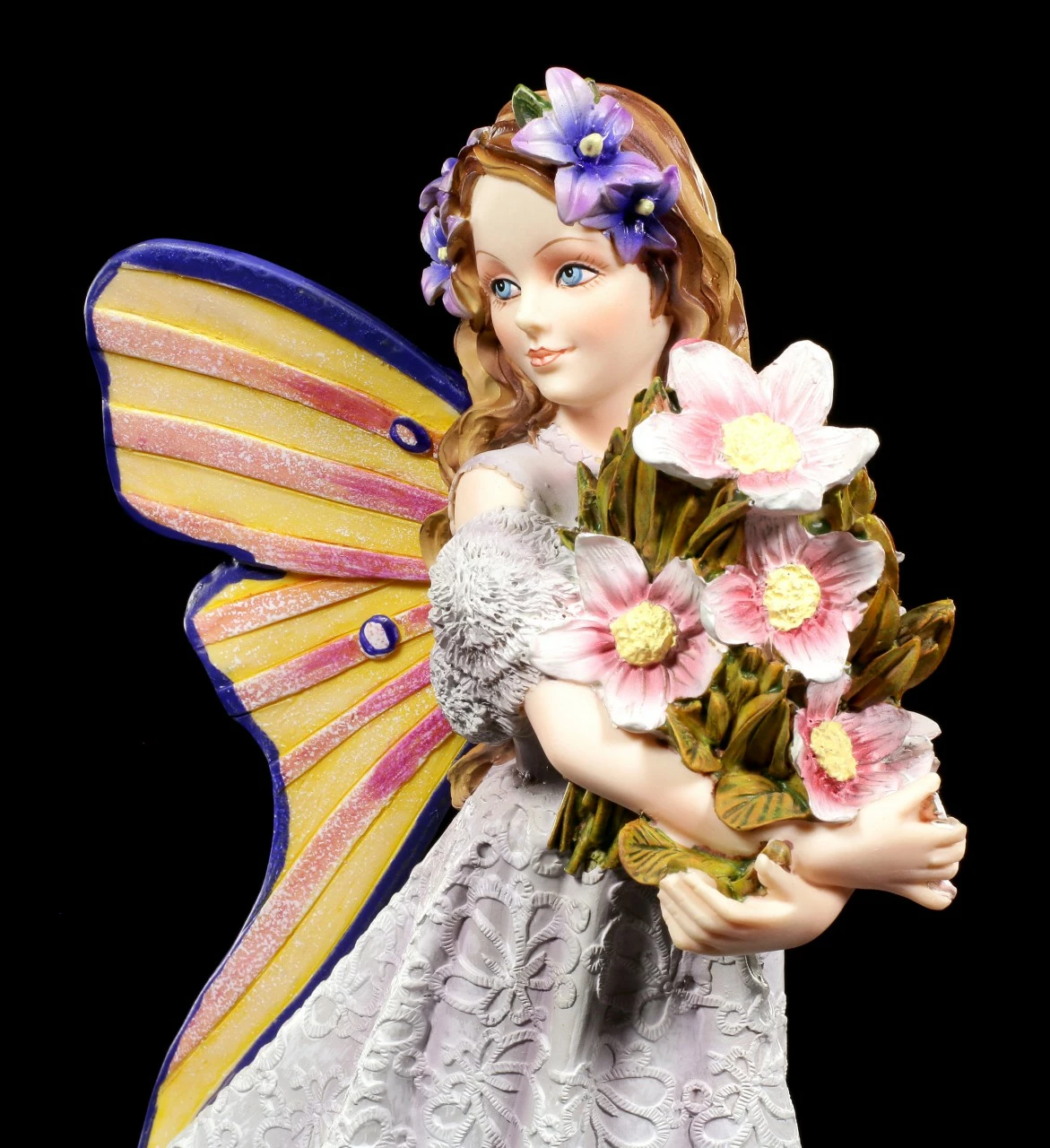 Elfen Figur - Shanty Mit Blumen Und Hase 8 Elfen Figur - Shanty Mit Blumen Und Hase – Bild 6