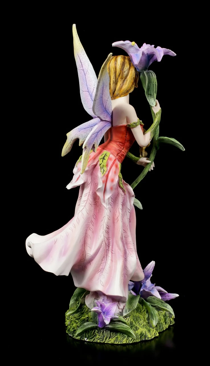 Elfen Figur - Vivian Mit Lila Blume 7 Elfen Figur - Vivian Mit Lila Blume – Bild 5