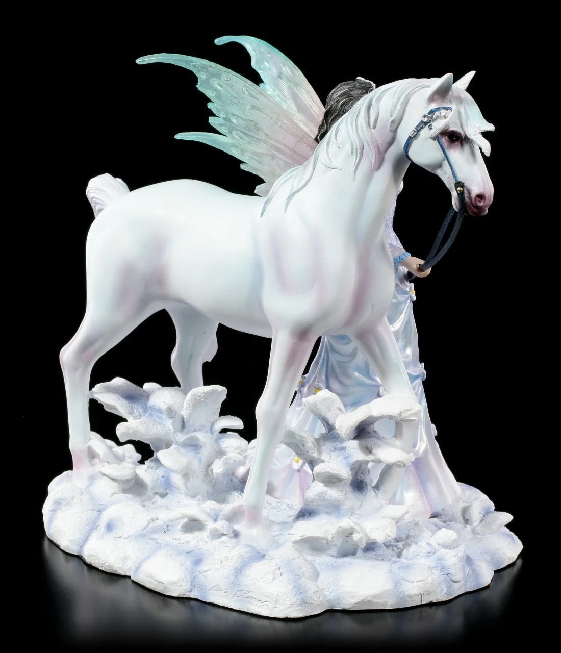 Elfen Figur Mit Pferd - Winter Wings By Nene Thomas 7 Elfen Figur Mit Pferd - Winter Wings By Nene Thomas – Bild 5