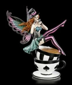 NEMESIS NOW Elfen Figur - Wonderland Fairy Hatter