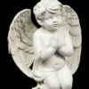 Engel Figur - Cherub Betend Auf Den Knien