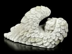 Engel Gartenfigur - Junge Schläft In Flügeln - Klein -FIGUREN Verkäufe Engel Gartenfigur Junge Schlaeft In Seinen Fluegeln Klein 4 1280x1280