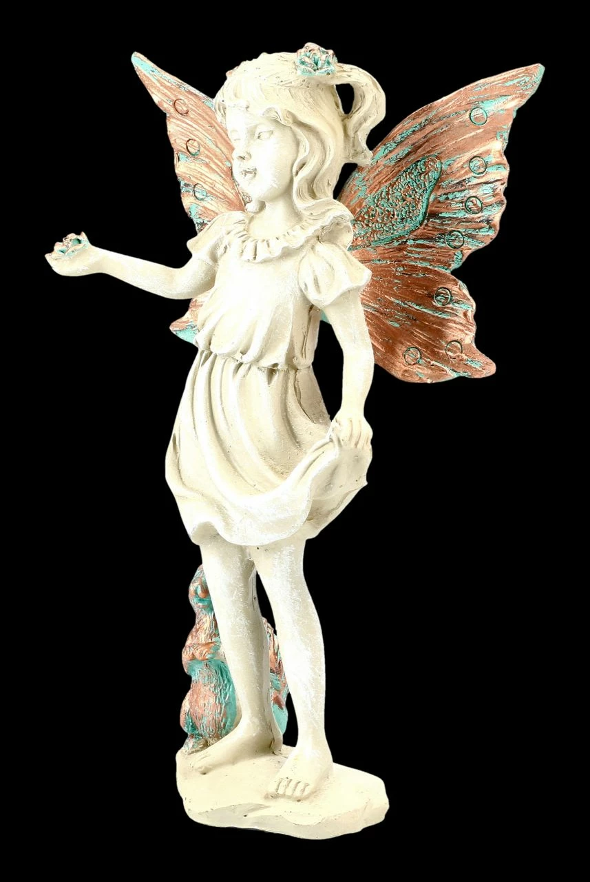 Elfen Figur - Waldelfe Mit Eichhörnchen 4 Elfen Figur - Waldelfe Mit Eichhörnchen – Bild 2