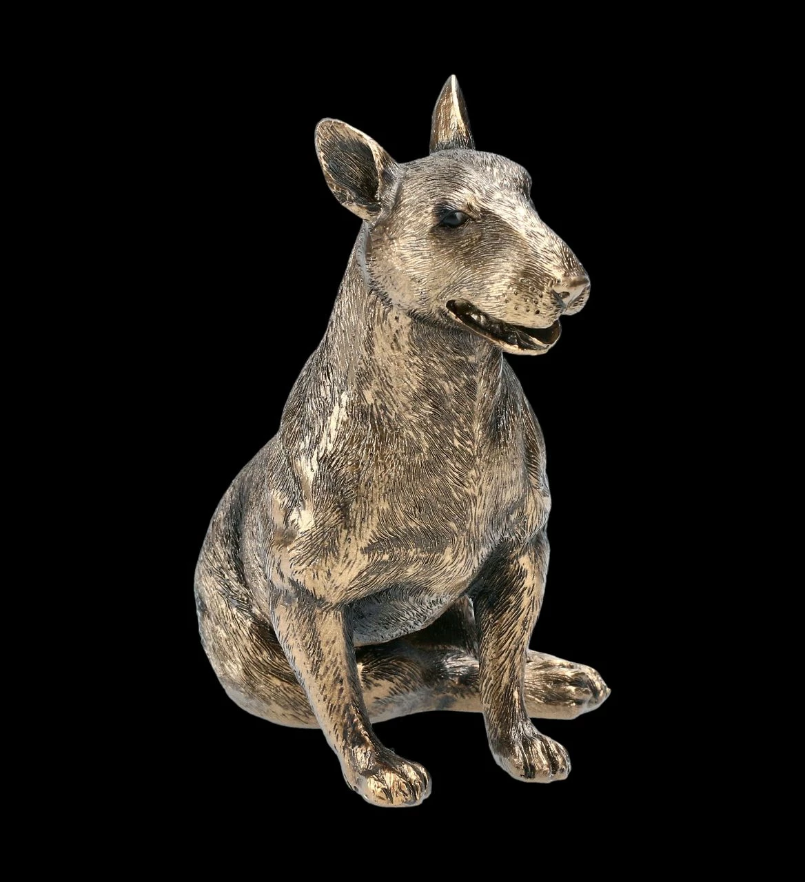 Hunde Figur - Bullterrier Bronzefarben 8 Hunde Figur - Bullterrier Bronzefarben – Bild 6
