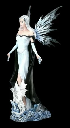 Elfen Figur - Winterkönigin Mit Drache -FIGUREN Verkäufe FD0406A Elfen Figur Winterkoenigin mit Drache 3 1280x1280