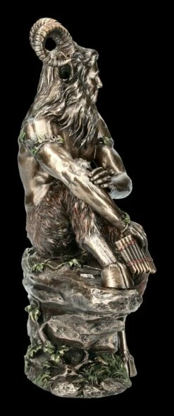 Pan Figur - Auf Stein Sitzend Mit Pan Flöte -FIGUREN Verkäufe FS12733 Pan Figur Auf Stein sitzend mit Pan Floete 8 1280x1280
