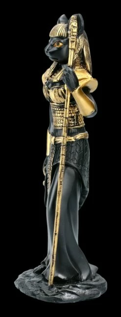 Ägyptische Krieger Figur - Bastet - Schwarz Gold -FIGUREN Verkäufe FS12910 Aegyptische Krieger Figur Bastet Schwarz Gold 3 1280x1280