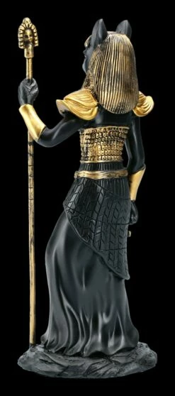 Ägyptische Krieger Figur - Bastet - Schwarz Gold -FIGUREN Verkäufe FS12910 Aegyptische Krieger Figur Bastet Schwarz Gold 5 1280x1280