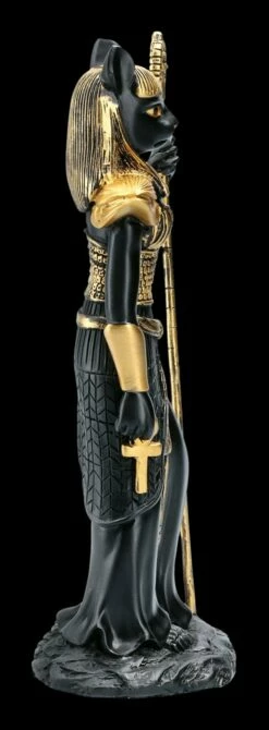 Ägyptische Krieger Figur - Bastet - Schwarz Gold -FIGUREN Verkäufe FS12910 Aegyptische Krieger Figur Bastet Schwarz Gold 8 1280x1280