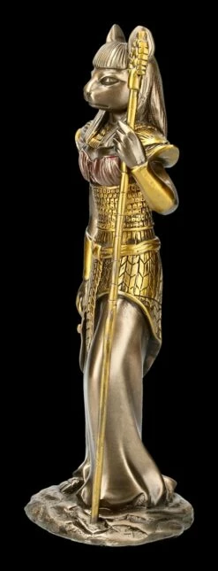 Ägyptische Krieger Figur - Bastet - Bronziert -FIGUREN Verkäufe FS12911 Aegyptische Krieger Figur Bastet Bronziert 3 1280x1280