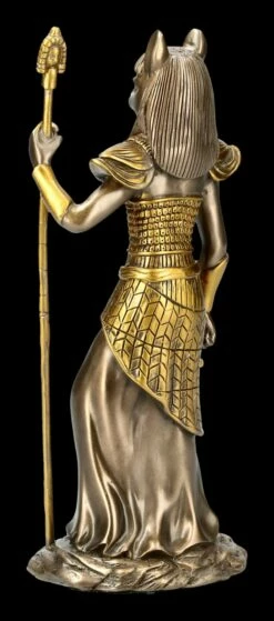 Ägyptische Krieger Figur - Bastet - Bronziert -FIGUREN Verkäufe FS12911 Aegyptische Krieger Figur Bastet Bronziert 5 1280x1280