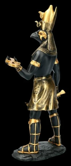 Ägyptische Krieger Figur - Horus - Schwarz Gold -FIGUREN Verkäufe FS12912 Aegyptische Krieger Figur Horus Schwarz Gold 4 1280x1280