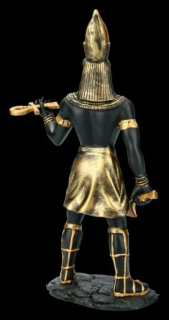 Ägyptische Krieger Figur - Horus - Schwarz Gold -FIGUREN Verkäufe FS12912 Aegyptische Krieger Figur Horus Schwarz Gold 6 1280x1280