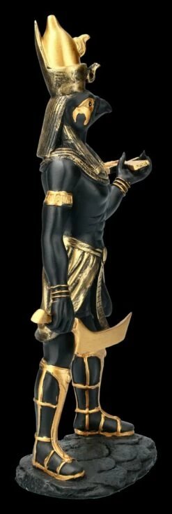Ägyptische Krieger Figur - Horus - Schwarz Gold -FIGUREN Verkäufe FS12912 Aegyptische Krieger Figur Horus Schwarz Gold 8 1280x1280