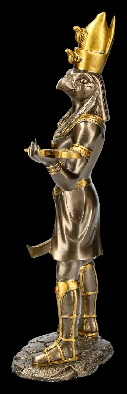 Ägyptische Krieger Figur - Horus - Bronziert 5 Ägyptische Krieger Figur - Horus - Bronziert – Bild 3