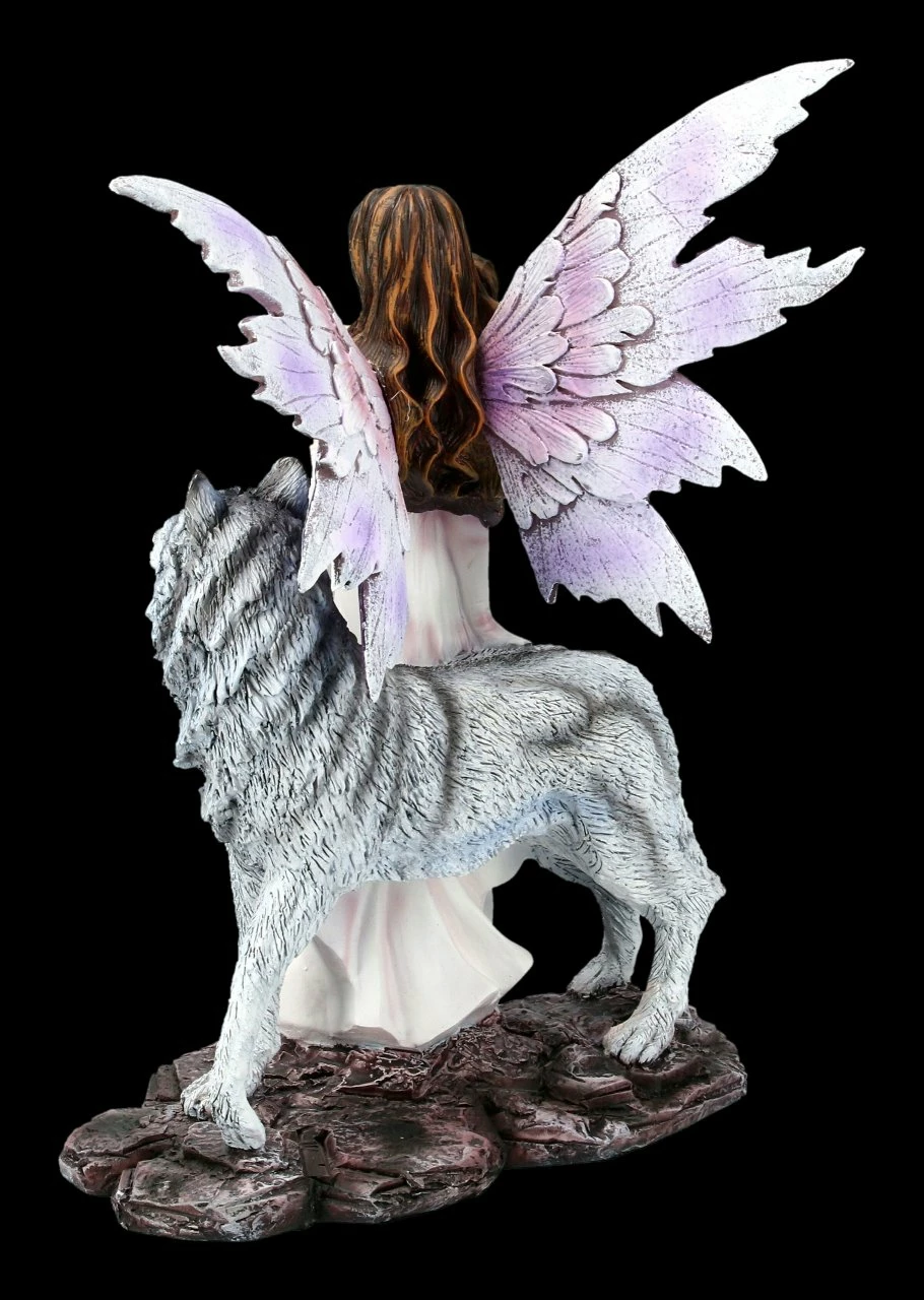 Elfen Figur - Alari Mit Ihrem Wolf 6 Elfen Figur - Alari Mit Ihrem Wolf – Bild 4