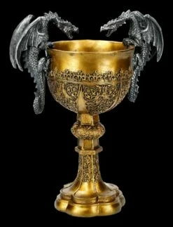 Kelch Heiliger Gral - König Arthur Mit Zwei Drachen -FIGUREN Verkäufe FS14764 Kelch Heiliger Grahl Koenig Arthur mit zwei Drachen 1 1280x1280
