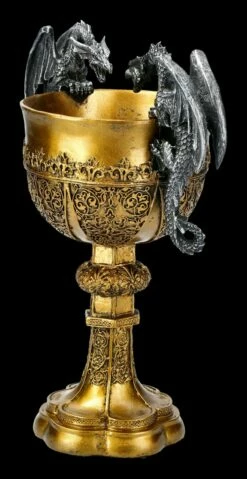Kelch Heiliger Gral - König Arthur Mit Zwei Drachen -FIGUREN Verkäufe FS14764 Kelch Heiliger Grahl Koenig Arthur mit zwei Drachen 3 1280x1280
