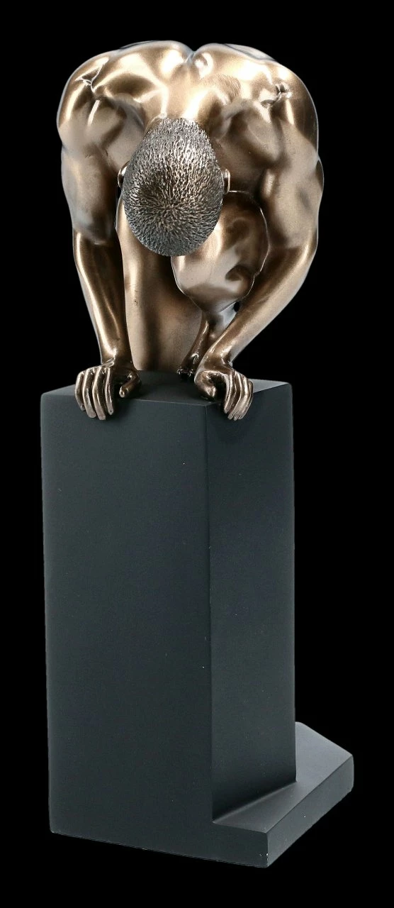 Männliche Akt Figur - Auf Podest Steigend 4 Männliche Akt Figur - Auf Podest Steigend – Bild 2