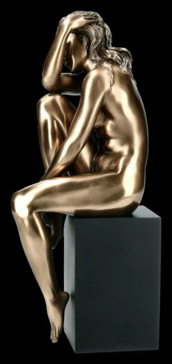 Weibliche Akt Figur - Auf Monolith In Sich Gekehrt -FIGUREN Verkäufe FS16497 Weibliche Akt Figur Auf Monolith in sich gekehrt 4 1280x1280