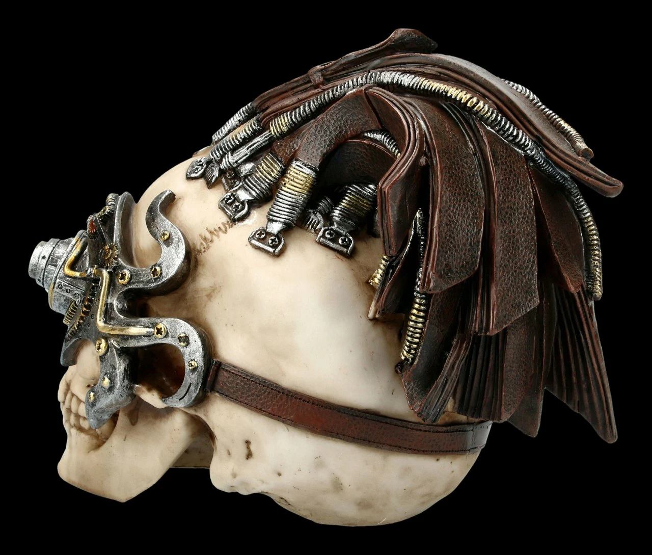 Steampunk Totenkopf - Dreadlock Device - Groß 5 Steampunk Totenkopf - Dreadlock Device - Groß – Bild 3