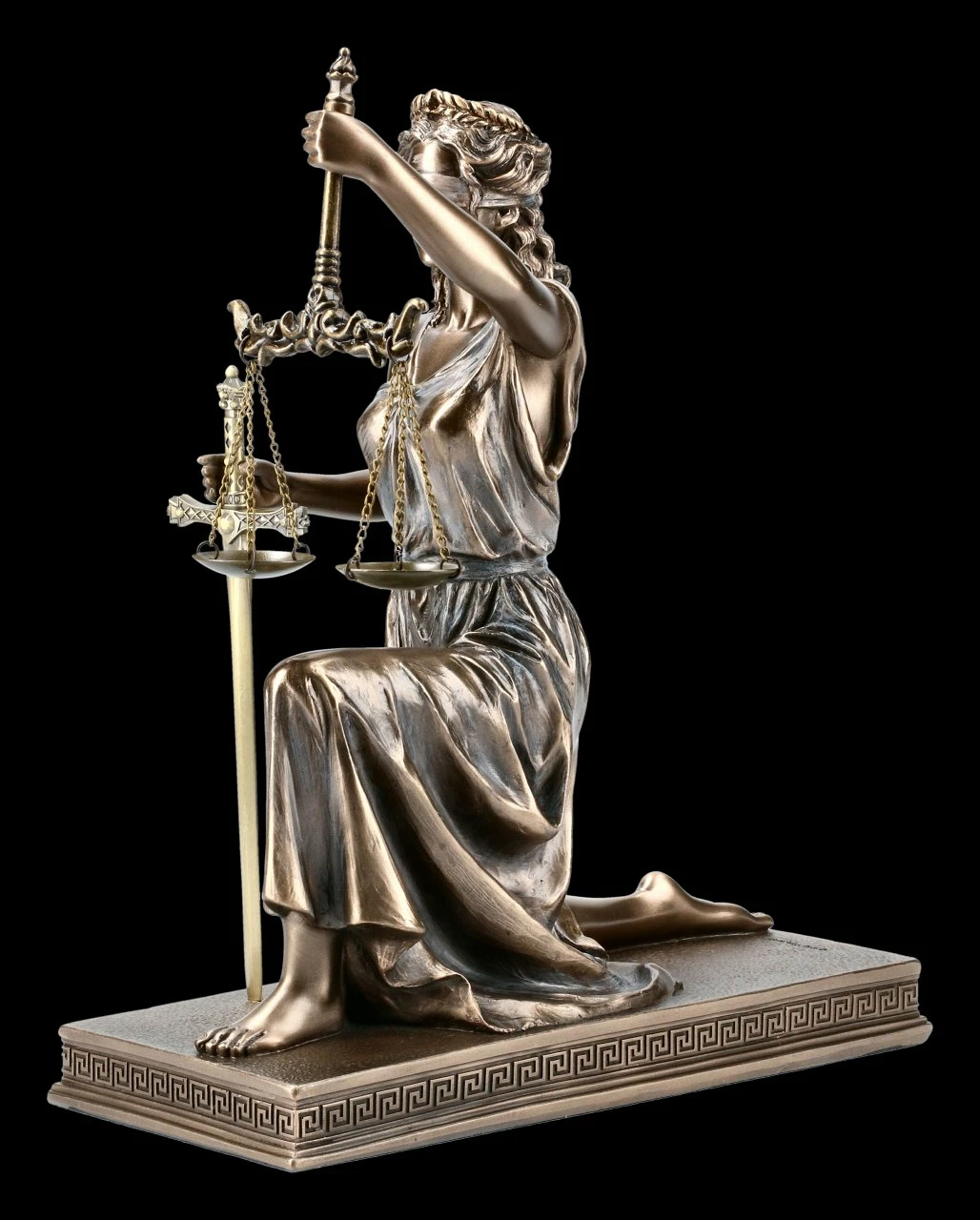 Kniende Justitia Figur Mit Brieföffner 5 Kniende Justitia Figur Mit Brieföffner – Bild 3
