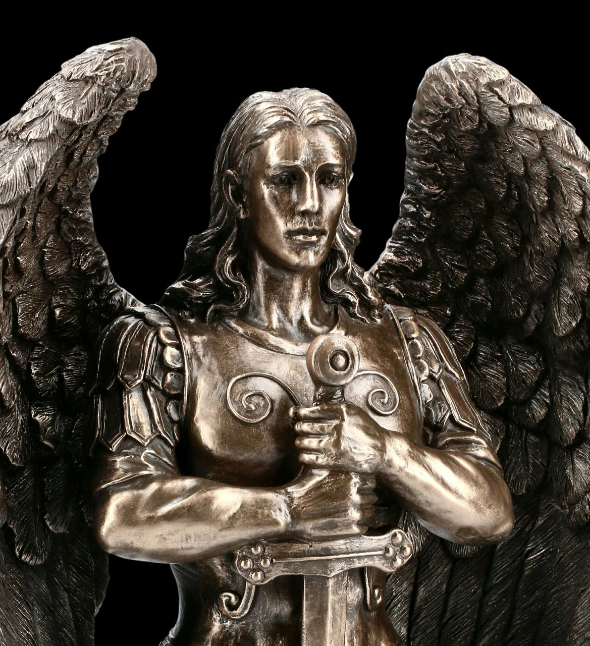 Erzengel Michael Figur Mit Gebetstafel 7 Erzengel Michael Figur Mit Gebetstafel – Bild 5