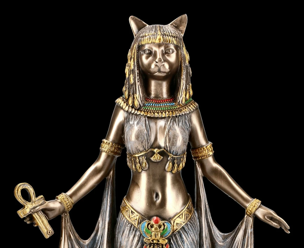 Bastet Figur Mit Ankh 9 Bastet Figur Mit Ankh – Bild 7