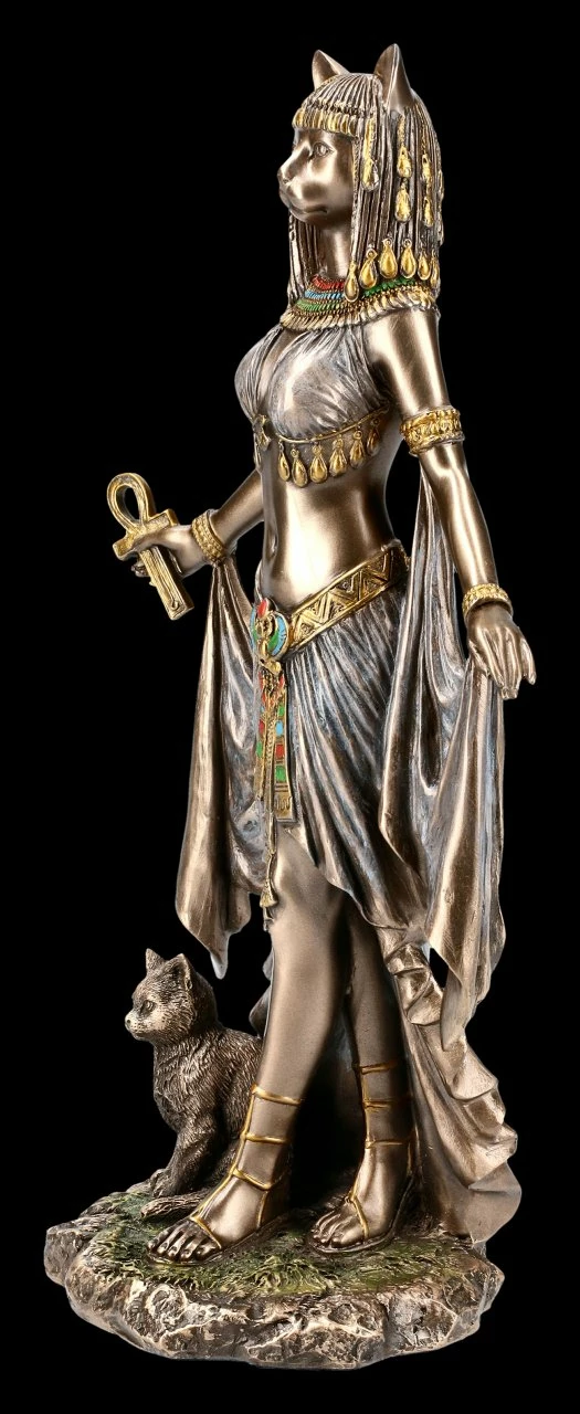 Bastet Figur Mit Ankh 4 Bastet Figur Mit Ankh – Bild 2