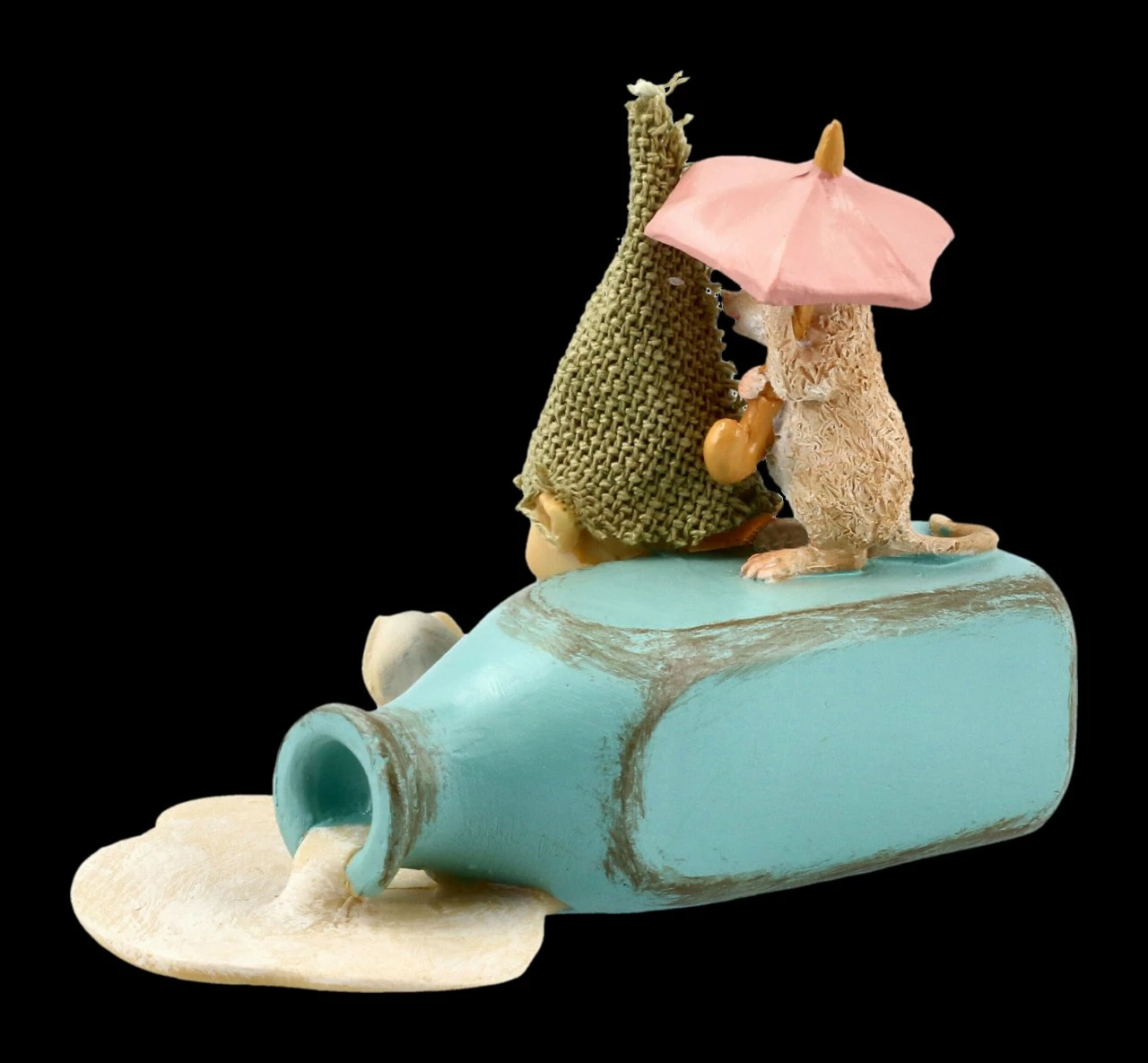 Pixie Kobold Figur - Zu Viel Milch Geklaut 5 Pixie Kobold Figur - Zu Viel Milch Geklaut – Bild 3