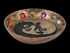 Räucherstäbchenhalter Schale - Chakra 12 Räucherstäbchenhalter Schale - Chakra -FIGUREN Verkäufe FS20539 Chakra Raeucherstaebchenhalter Teller 2 1280x1280