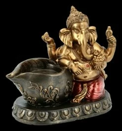 Ganesha Figur Mit Teelichthalter