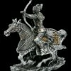 Reitende Ritter Figur Mit Pfeil Und Bogen