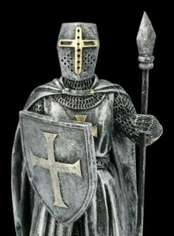 Tempelritter Figur Mit Schild Und Speer -FIGUREN Verkäufe FS20727 Tempelritter Figur mit Schild und Speer 9 1280x1280