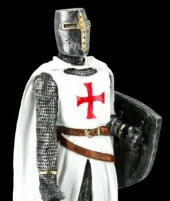 Weiße Tempelritter Figur Mit Schild Und Schwert -FIGUREN Verkäufe FS20731 Weisse Tempelritter Figur mit Schild und Schwert 8 1280x1280