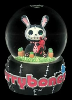 Furrybones Schneekugel - Black Bun-Bun -FIGUREN Verkäufe FS20873 Furrybones Schneekugel Black Bun Bun 2 1280x1280