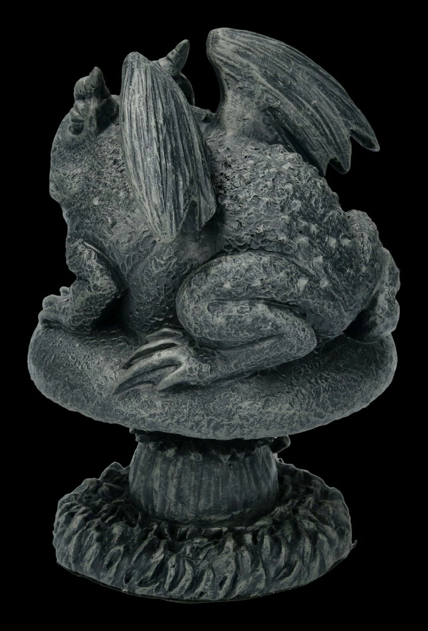 Gargoyle Kröten Figur Auf Pilz 6 Gargoyle Kröten Figur Auf Pilz – Bild 4