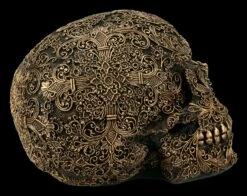 Totenkopf Mit Feinen Ornamenten -FIGUREN Verkäufe FS21099 Geschnitzter Totenkopf 8 1280x1280