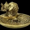 Räucherstäbchenhalter - Indischer Elefant - Goldfarben -FIGUREN Verkäufe FS21105 Raeucherstaebchenhalter Indischer Elefant goldfarben 1 1280x1280