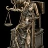 Sitzende Justitia Figur Auf Thron - Bronziert -FIGUREN Verkäufe FS21120 Sitzende Justitia Figur auf Thron bronziert 2 1280x1280