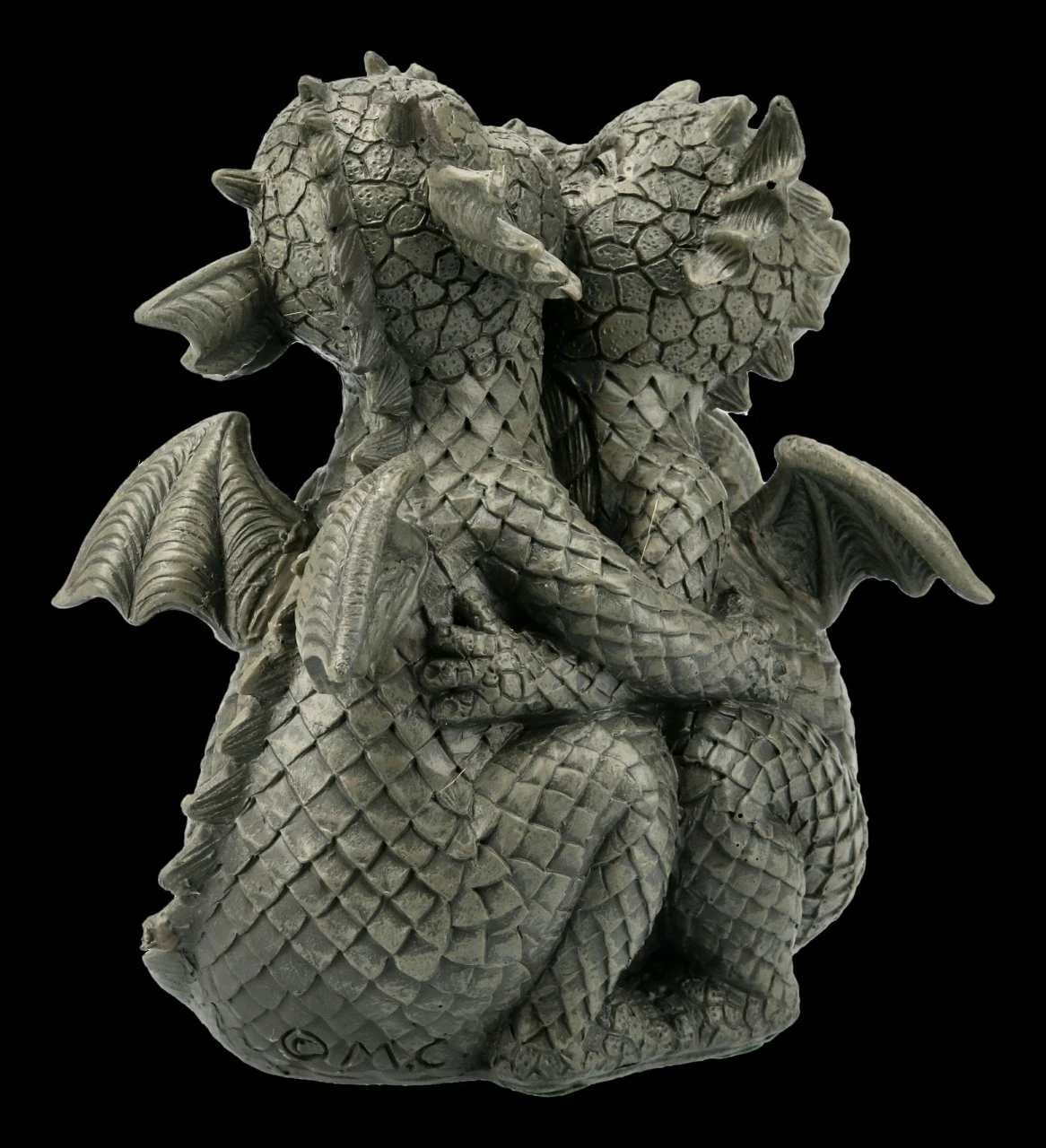 Kleine Gartenfigur - Drachen Paar 6 Kleine Gartenfigur - Drachen Paar – Bild 4