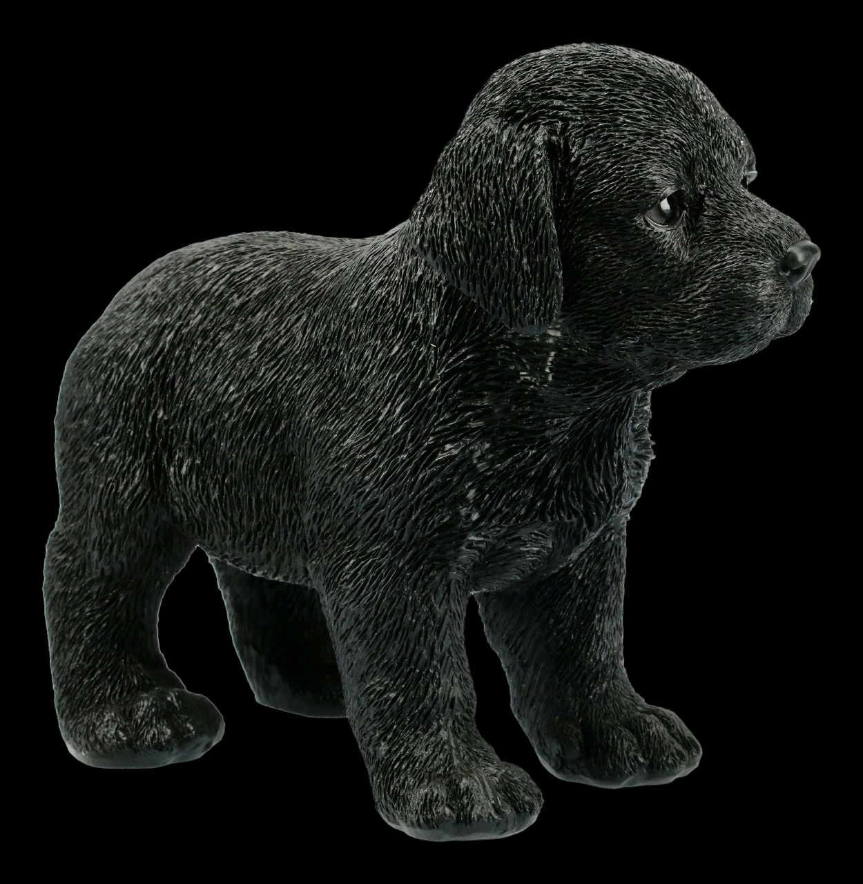 Hunde Figur - Schwarzer Labrador Welpe 5 Hunde Figur - Schwarzer Labrador Welpe – Bild 3