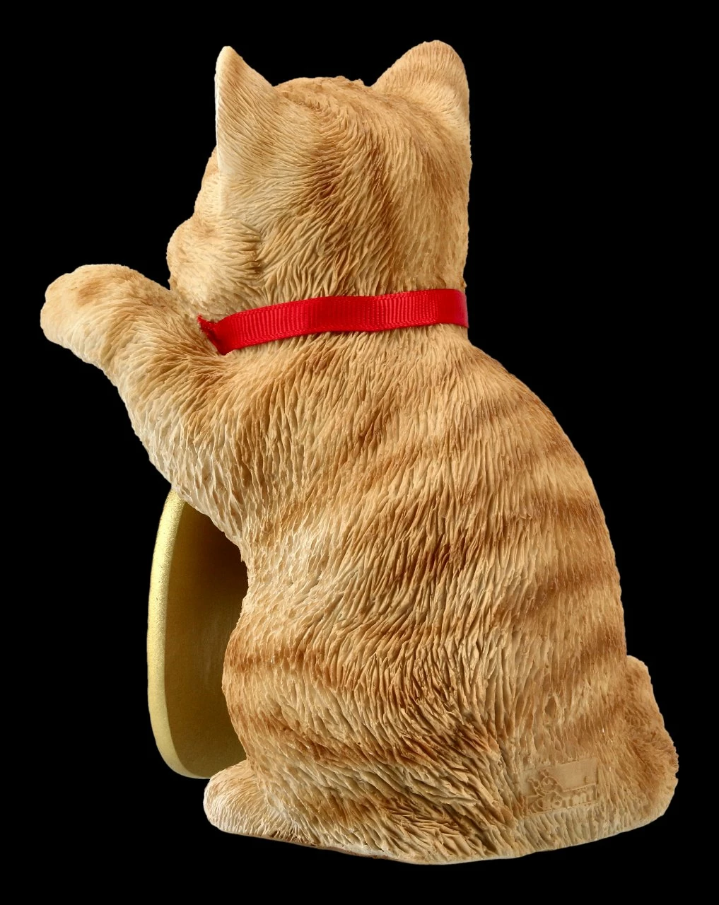 Lucky Cat Figur - Maneki Neko Getigert 6 Lucky Cat Figur - Maneki Neko Getigert – Bild 4