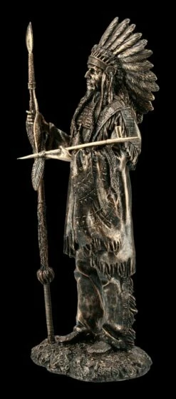 Indianer Häuptling Figur Mit Friedenspfeife 11 Indianer Häuptling Figur Mit Friedenspfeife -FIGUREN Verkäufe FS21239 Indianer Figur stehend mit Speer 3 1280x1280
