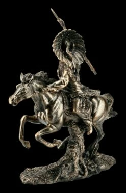 Indianer Figur - Häuptling Reitend Mit Speer -FIGUREN Verkäufe FS21240 Indianer Figur reitend mit Speer 4 1280x1280