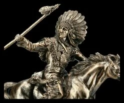 Indianer Figur - Häuptling Reitend Mit Speer -FIGUREN Verkäufe FS21240 Indianer Figur reitend mit Speer 7 1280x1280