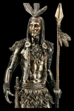 Indianer Krieger Figur - Krieger Mit Speer -FIGUREN Verkäufe FS21241 Indianer Krieger Figur stehend mit Speer 8 1280x1280